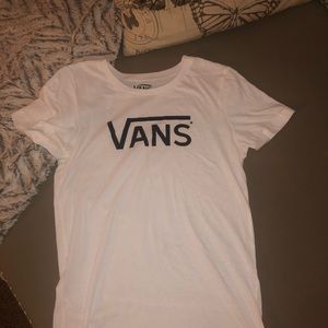 Vans white tee
